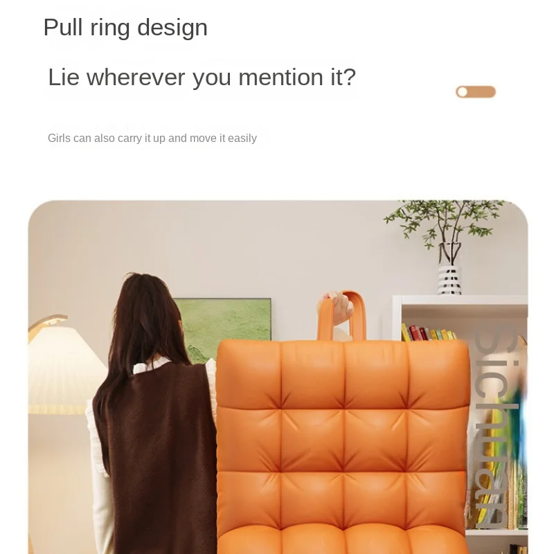 Lazy sofa can lie down and sleep on caterpillarsSingle bedroom small sofamaster bedroom lounge chairtatami balcony leisure chair