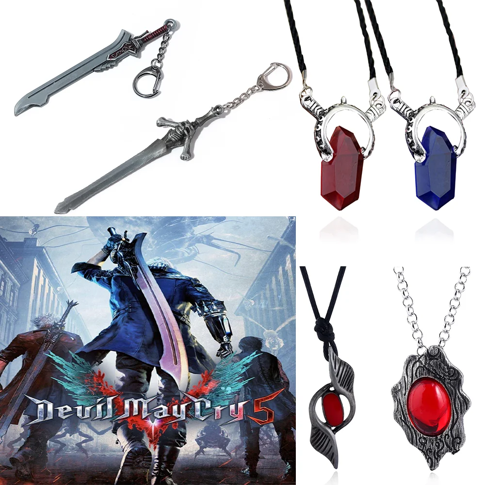 Devil May Cry マネークリップ Game May Cry Keychain DMC 5 Dante Nero Rebellion Awakening Red