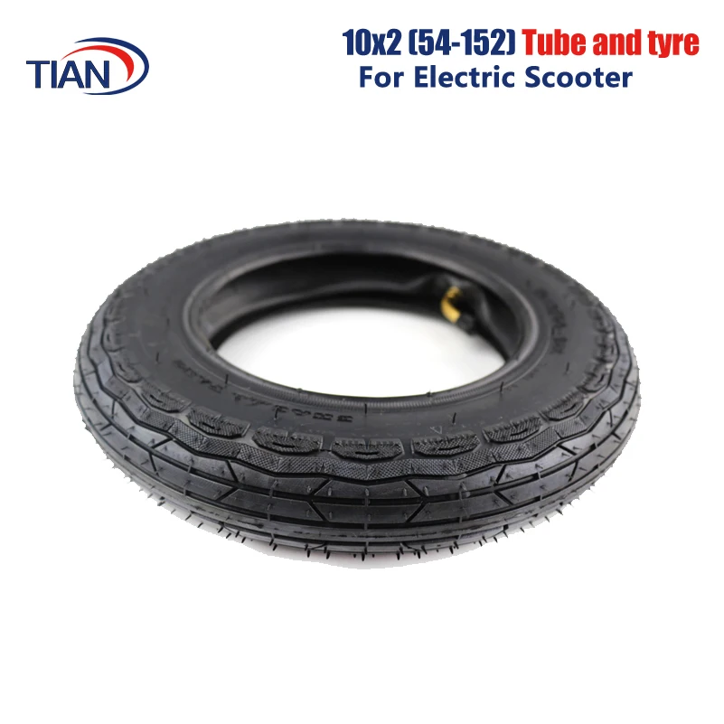 10x2 54-152 Tyre Tire Inner Tube for Scooter Pram Stroller Kids Bike Schwinn Roadster Trike Tricycle Rear Wheels Bent Valve