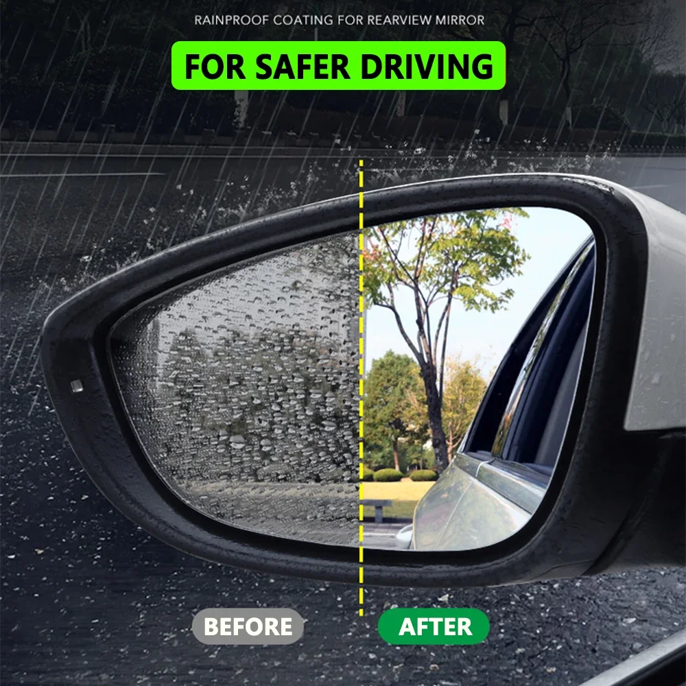 Full Cover Anti Fog Film For Citroen C1 2005~2019 MK1 MK2 Rearview Mirror Rainproof Anti-Fog Films Car Stickers Accessories
