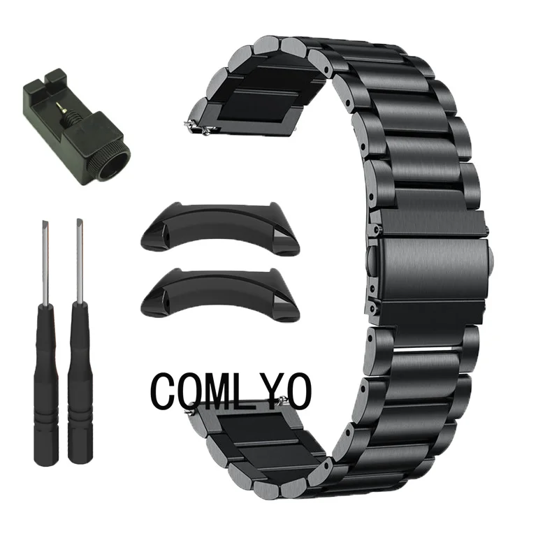 For SUUNTO CORE Strap Stainless steel Metal Band Men Belt with Adapter