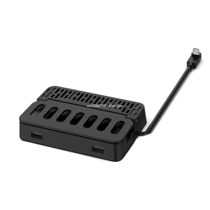 

Type-C Docking Station Game Console 4K30HZ Ethernet Hub Holder for Steamdeck New Dropship