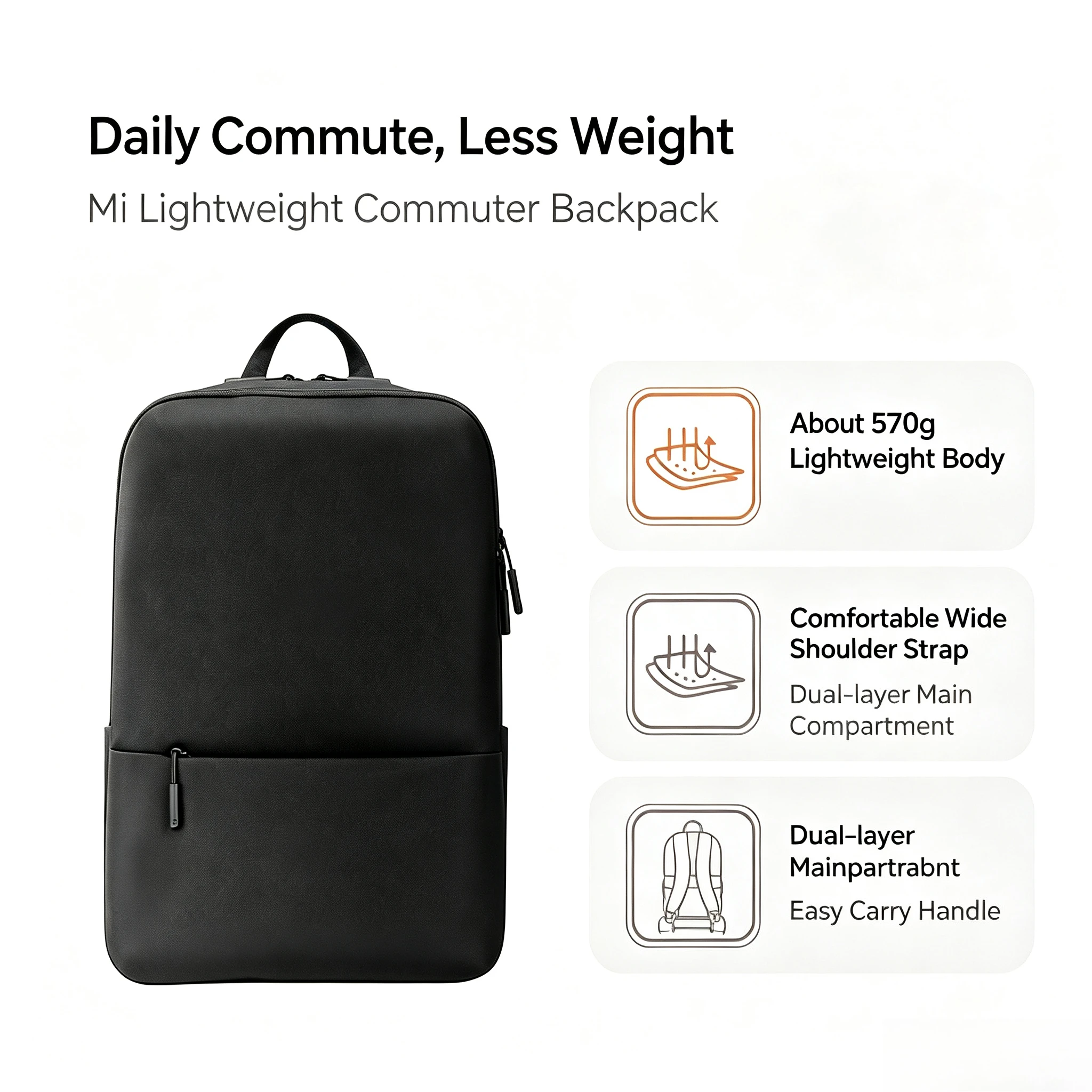 Mijia Leichter Pendler-Rucksac – Laptop Backpack 15.6 Bewertung und Preis