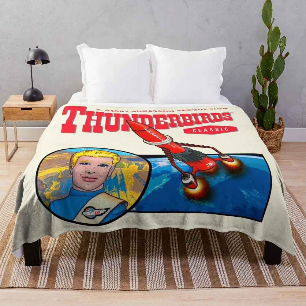 My seventh piece of Gerry Anderson Thunderbirds fan art. Throw Blanket christmas decoration Softest Blankets