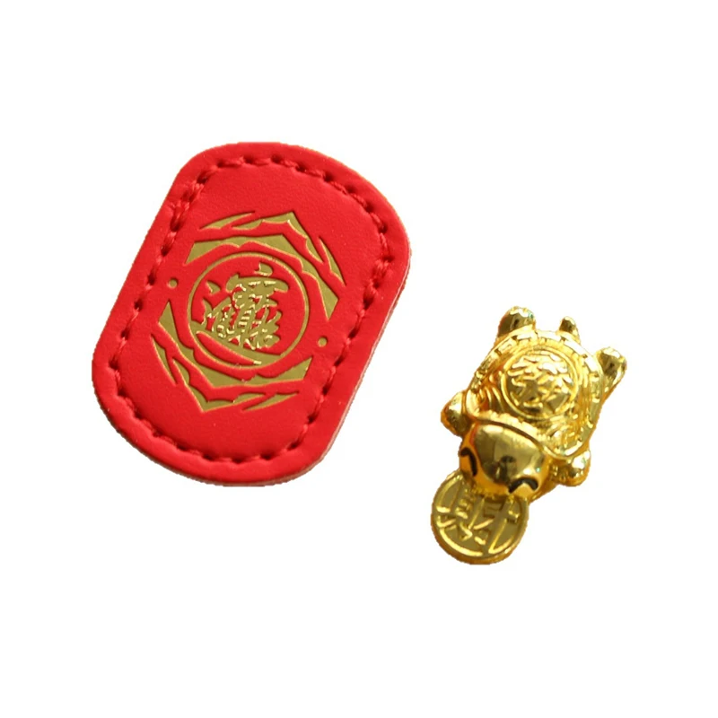 Wealth Turtle Amulet Fengshui Lucky Turtle Wallet Charm Money-biting Turtle Ornaments Decor Auspicious Turtle Statue Lucky
