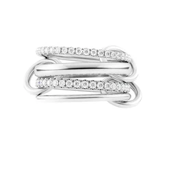 2025 New Plain Micro Paved 5A CZ Mix Color Bling Cubic Zirconia CZ Eternity Band Multi Piece Stacking Full Finger Ring For Women
