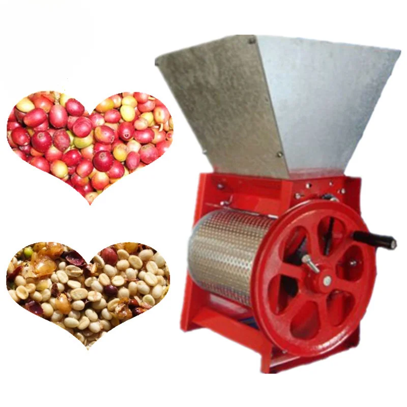 High efficiency coffee skin peeler process machine coffee bean pulper huller sheller