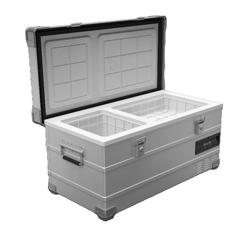 

Alpicoo Car Refrigerator 42 Quart 12V 110 V Portable Freezer for Auto RV Truck Camping Travelling Home Compressor