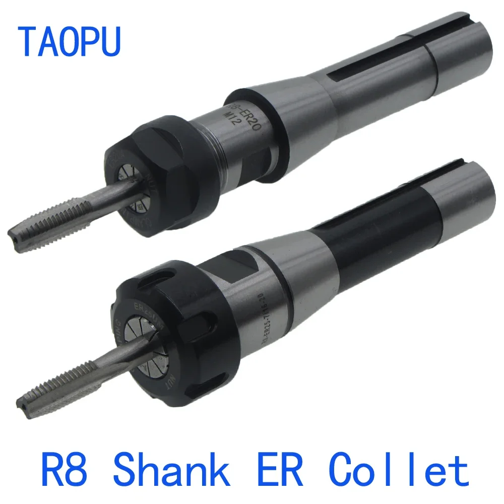 

R8 ER20 ER25 ER32 CNC Milling Grinding Center Tool Rest Spindle For ER Collet Chuck R8 Taper Shank Milling Chuck