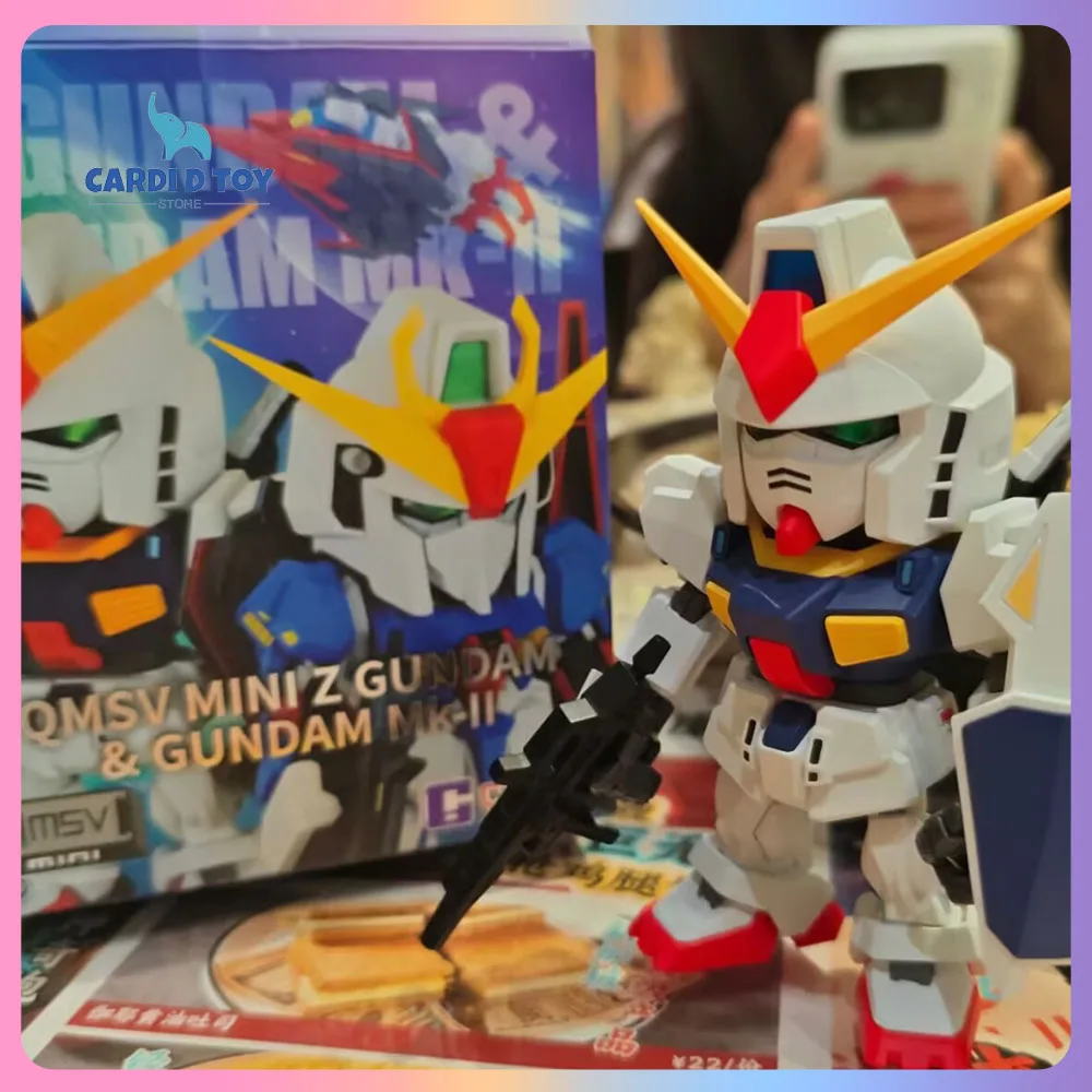 

New Genuine Gungun Blind Box Qmsvmini Iz Gungun Gungun Anime Figures Mk-Shu ⅱ Mystery Box Trendy Toy Giga Omen Figurine Gift
