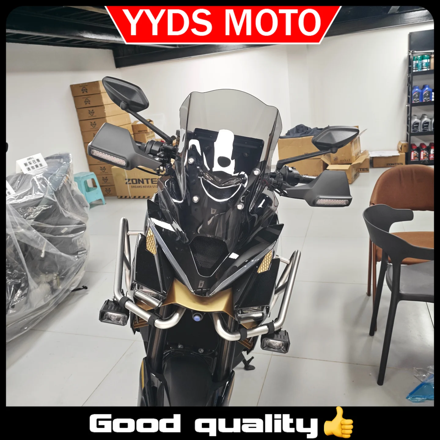 

【Good quality】For ZONTES 703T Modified Windshield Front Windshield Windshield Chest Guard Accessories