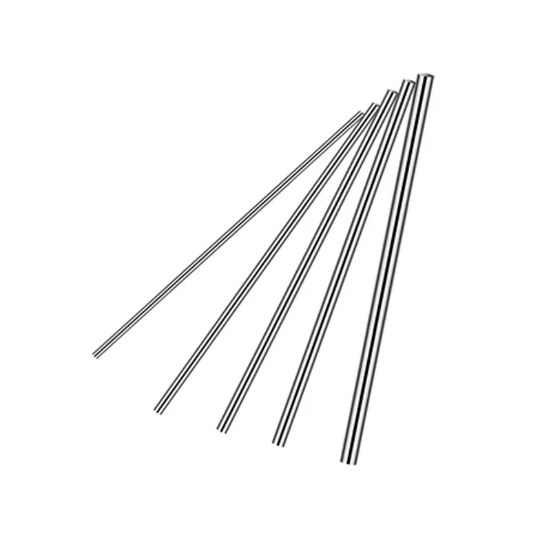 0.3~0.9MM Carbide Straight Shank Round Rod 100L150L 200L 330L Wear Resistant High Hardness CNC Machine Tungsten Steel Round Bar