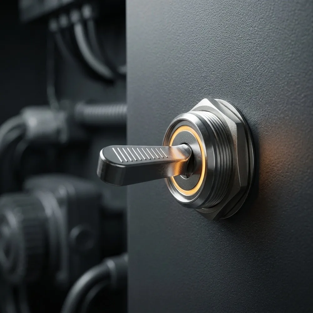 2 Position Switch High Current Switch 10A Load Capacity Copper for contact for toggle Switch Circuit Breaker 3.23*1.39*1.6cm