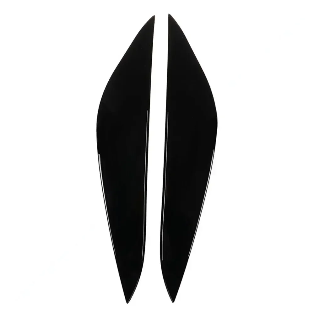 2Pcs ABS Gloss Headlight Evil Eyebrows Eyelids For Tesla Model 3 Model Y 3 Y 2017-2020 2021 2022 2023 3D Sticker Bodykits Tuning