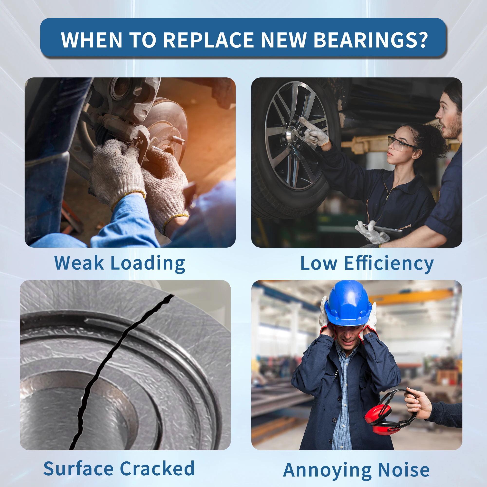 X Autohaux 24.6 ملم محمل كروي فولاذي G100 كرة دقيقة فضية اللون 10 قطع