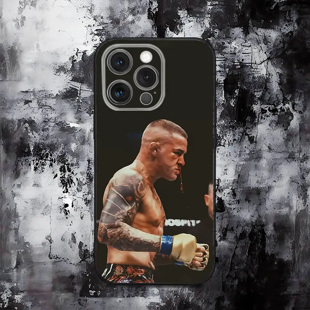 N-Nate D-Diaz เคสโทรศัพท์ชกมวยสําหรับ iPhone 16,15,14,13,12,11,Pro,Max,Plus,X,XS,SE,E,Mini,ซิลิโคนอ่อนนุ่มเคสสีดํา
