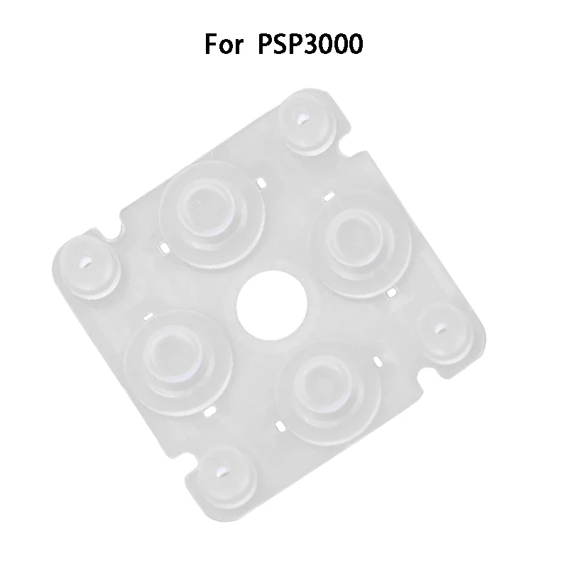 YuXi 1PC For PSP3000 Key Pad Button Rubber Mat Conductive Ad