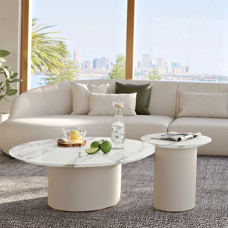 

Marble Round Coffe Table Tv Stands Replica White Modern Coffee Table Japanese Mobile Mesa Auxiliar Living Room Furnitures Sets