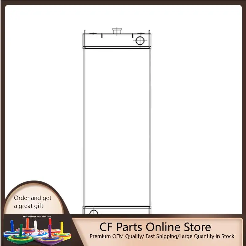 

Water Tank Radiator 206-03-24110 for Komatsu Excavator PC220-8M0