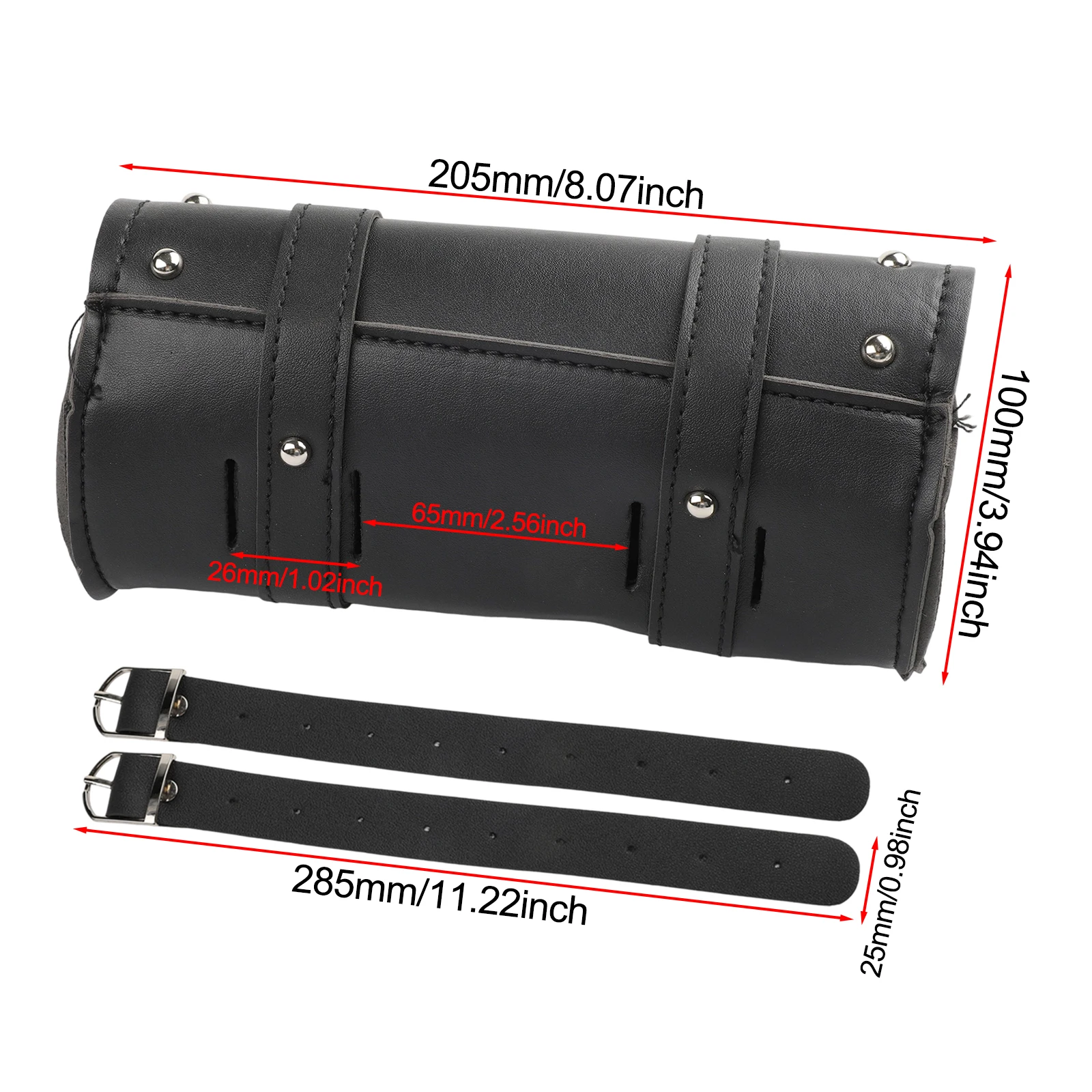 

Motorcycle Sliding Travel Bag for Tool Storage Waterproof PU Saddle Bag for Daily Commuting and Weekend Outings