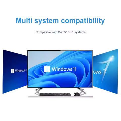 WIFI6 USB WIFI Network Card 286.8Mbps 2.4GHz Wireless External Receiver 802.11b/g/n/ax for PC/Laptop/Desktop