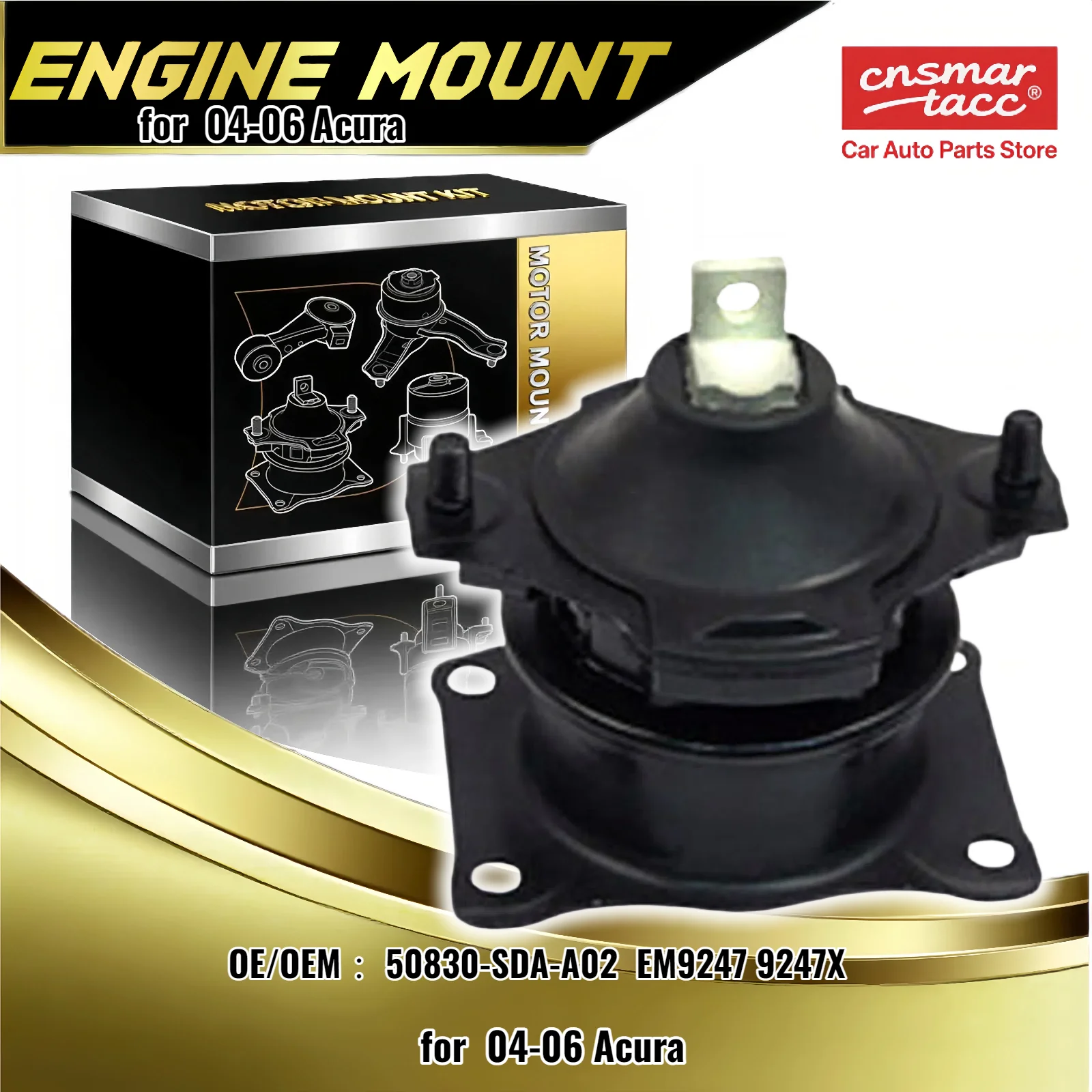 

Front Hydraulic Engine Mount by MotorKing for 2004-2006 Acura TL Part Numbers MK4526 A4526HY A4526 50830-SEP-A21 50830-SDB-A04