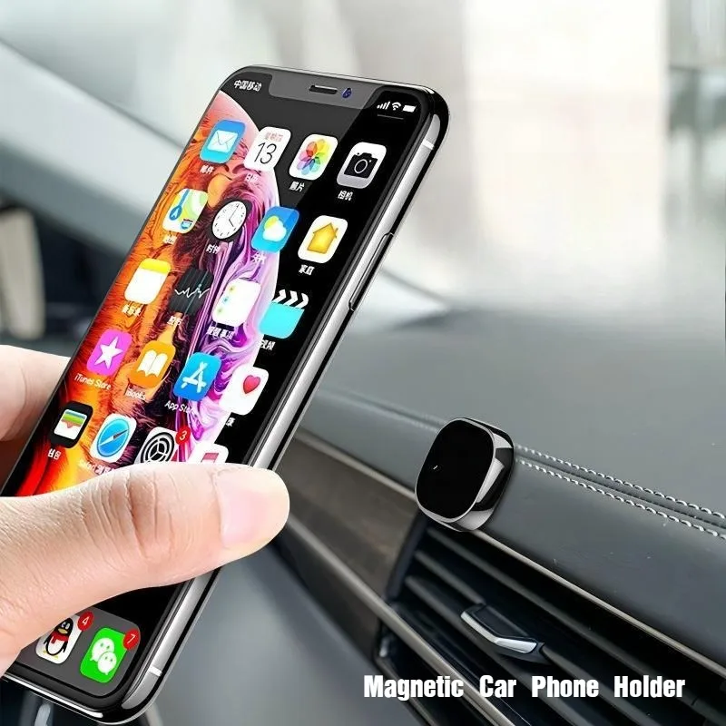 Universal Strong Magnetic Car Phone Holder Zinc alloy with strong magnetic adhesive, car-specific magnetic bracket