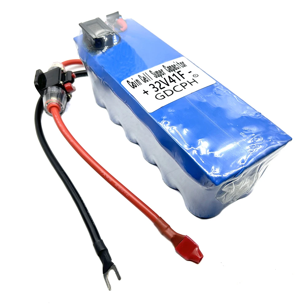 1Set Customized 32V42F Automobile Rectifier Module 2.7V500F With Voltmeter For Backup Power Supply Lifting Power 41F 600F