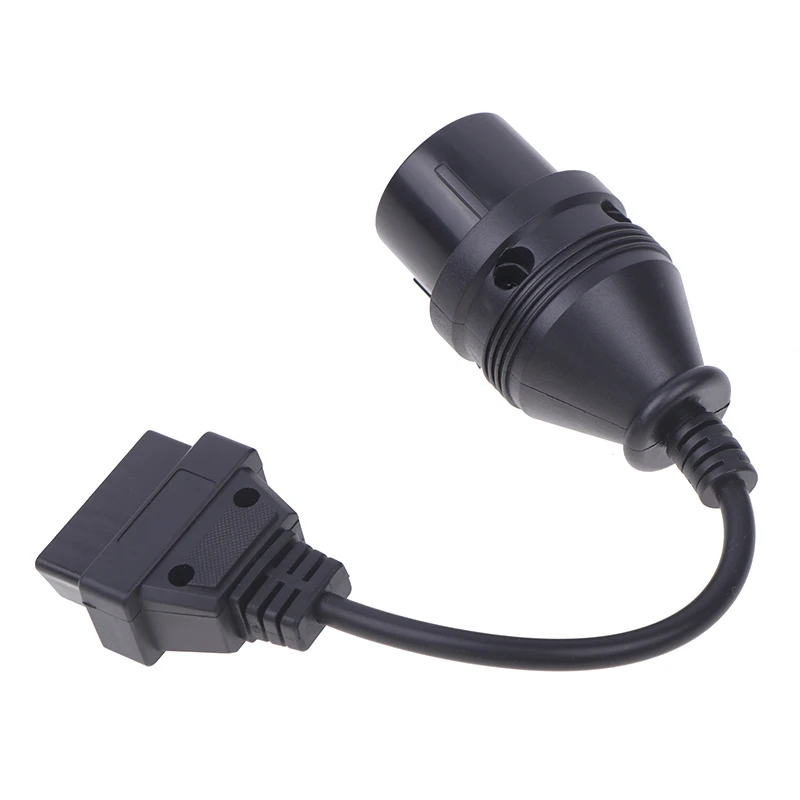 1pc Diagnostic Adapter For 38PIN To OBD OBD2 16Pin Female Connector For Trucks Heavy Duty 38 PIN