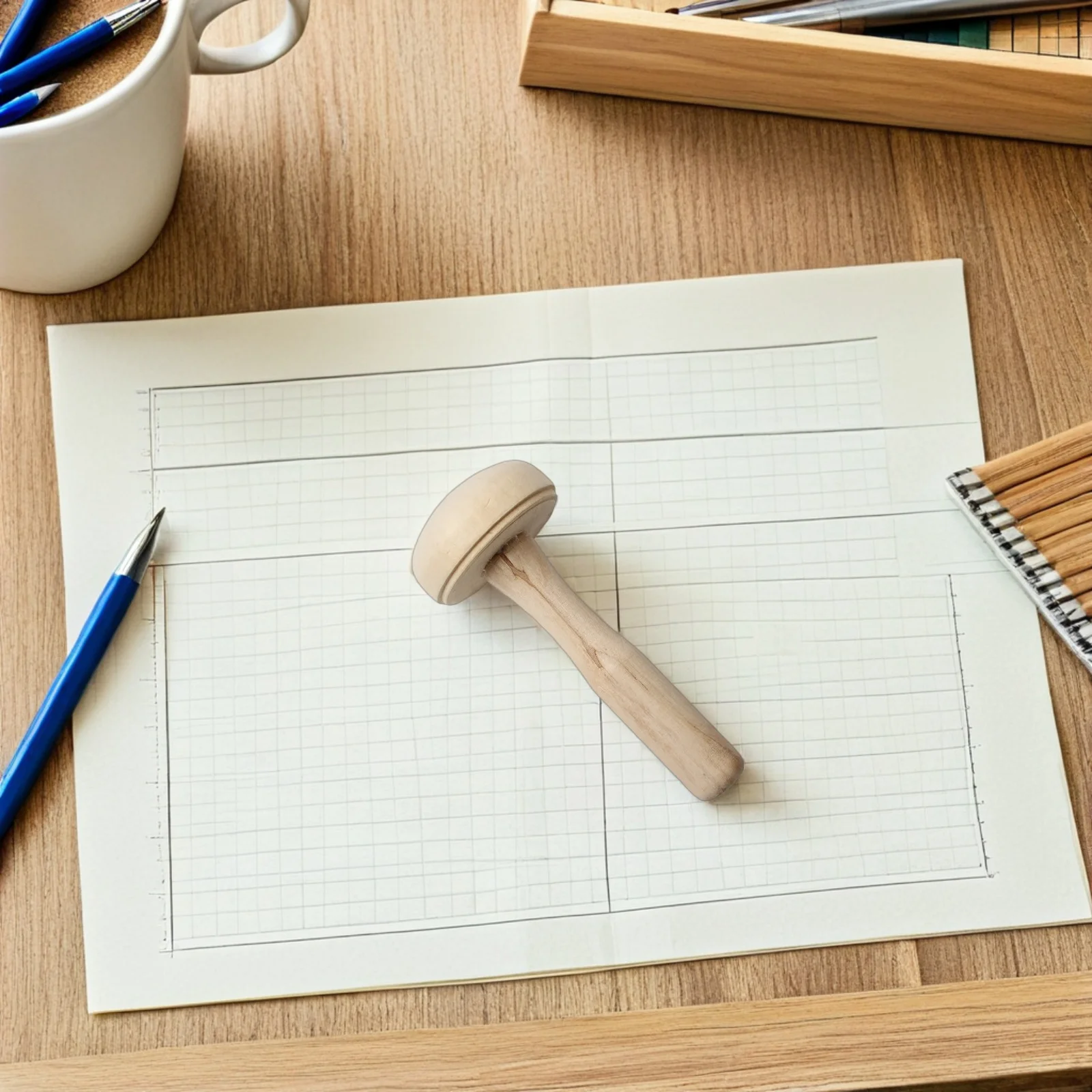 5 قطعة مجموعة أدوات الطباعة المتداول النفط المطاط الأسطوانة الخشبية للطباعة كتلة Baren Diy بها بنفسك ختم الفن الحرفية المشاريع التدريس