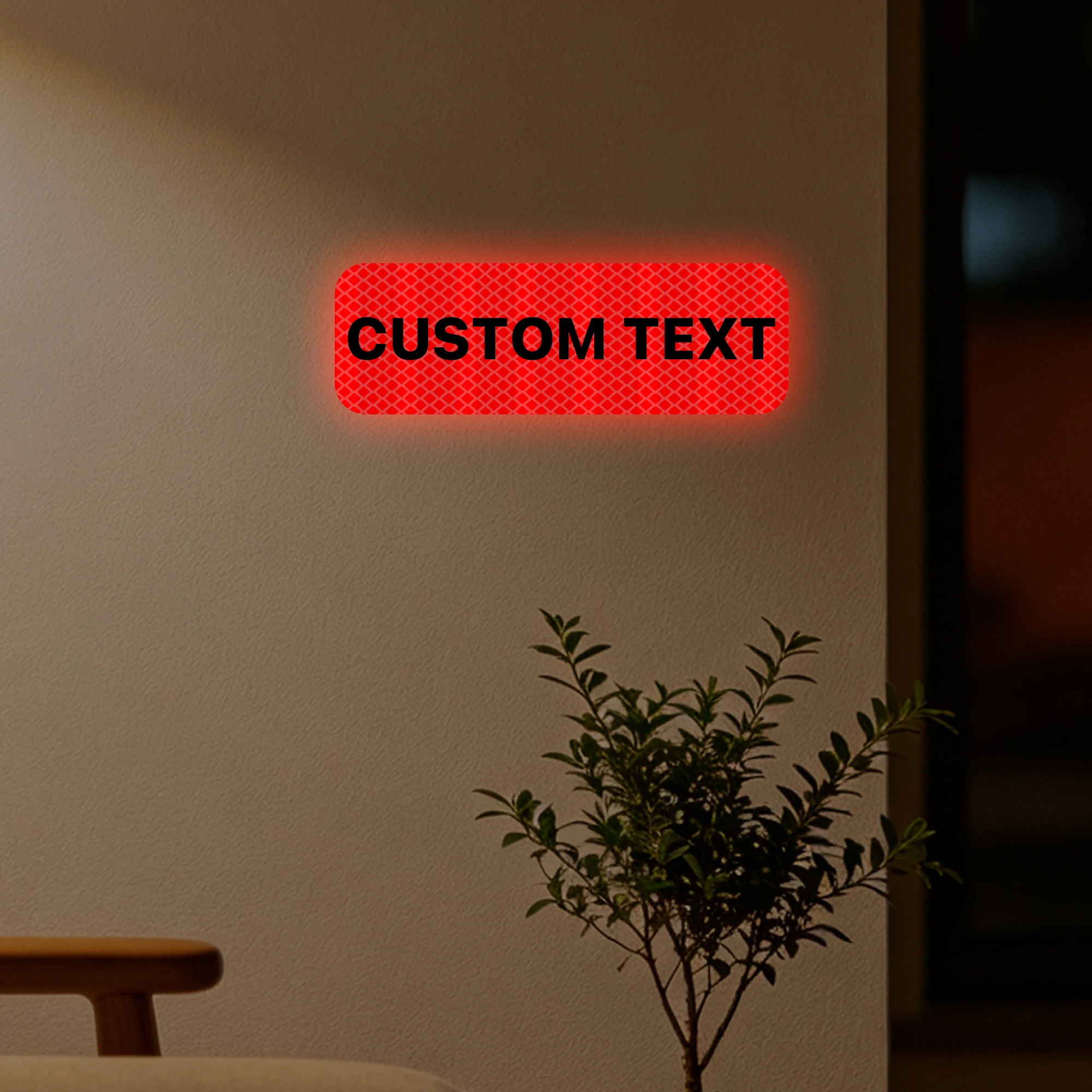 3PCS Custom Reflective Warning - Wall Sticker ulasan dan harga