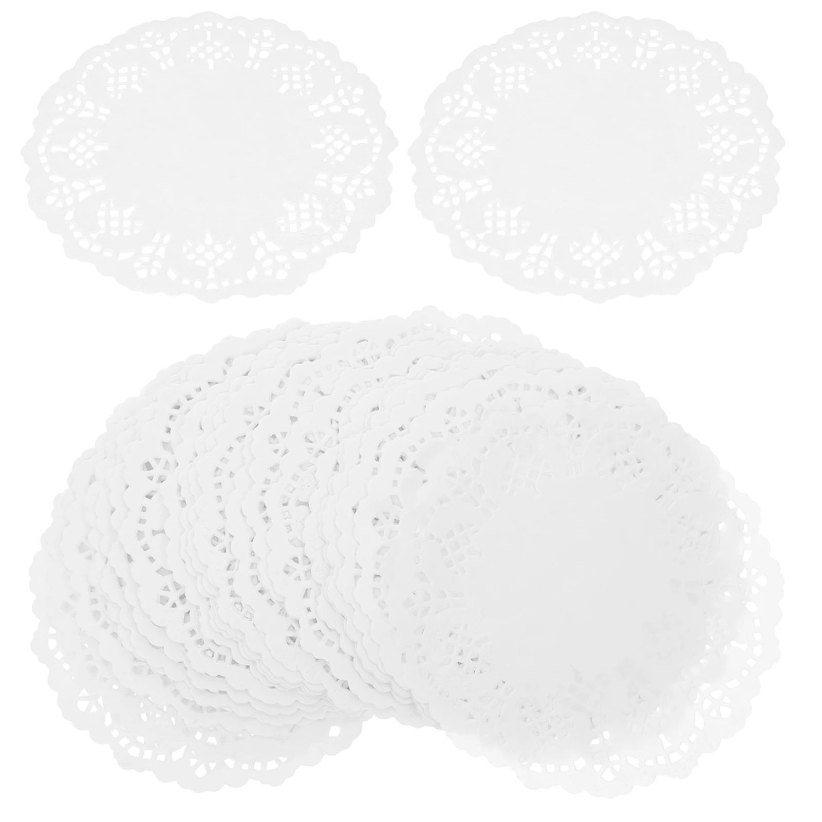 

140 Pcs Paper Paper Lace Placemats Doilies 5 5 Inch Decorative Lace Placemats Tableware Decoration Oil Blotting Pad