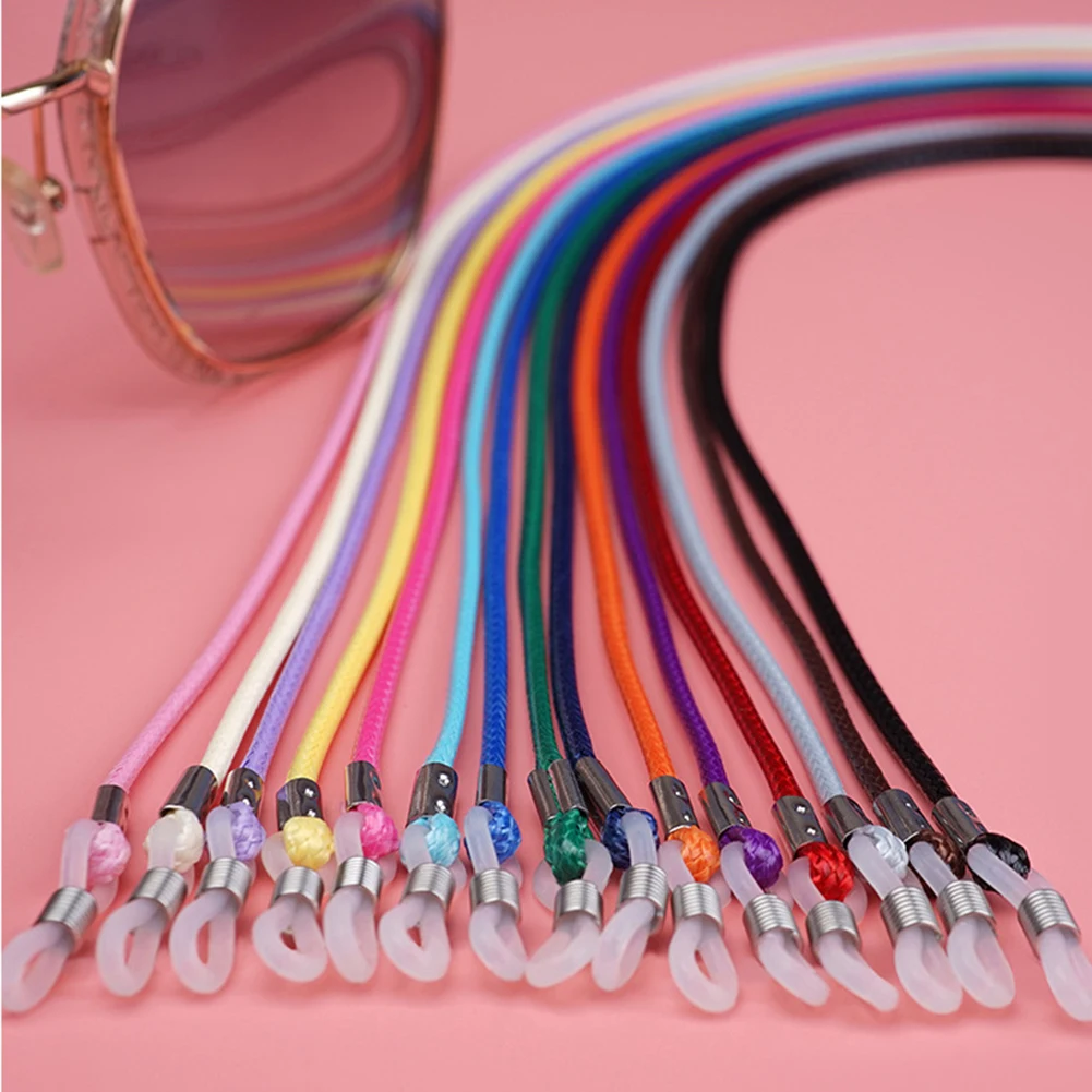 Fashion Glasses Strap Neck Cord Adjustable Sunglasses Eyeglasses Rope Lanyard Holder Anti Slip Eyewears Cord Holder Women Men