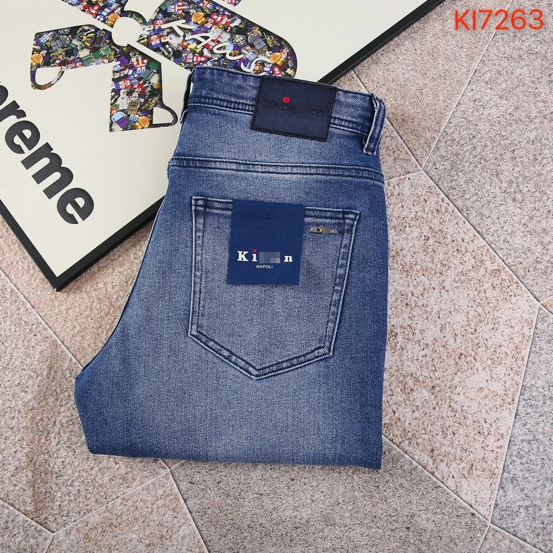 BILLIONAIRE BLKA CPTG Jeans de algodón grueso para hombre 2025 Otoño Invierno nuevo bordado recto moda al aire libre tamaño 29-42 pantalones