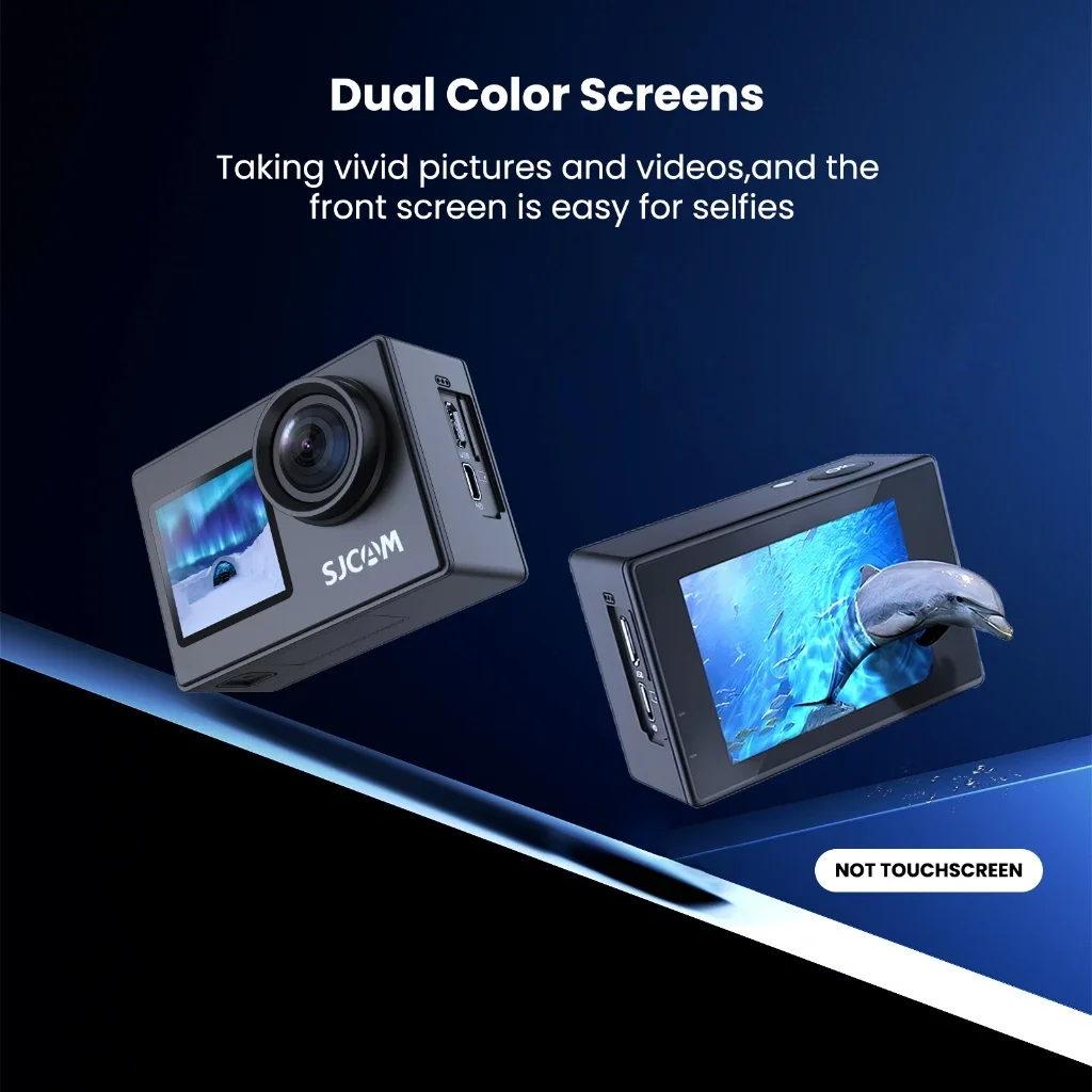 S JC A M SJ4000 Action  Dual Screen SJ4000 Air 4K Ultra HD Underwater  30 Meters Waterproof