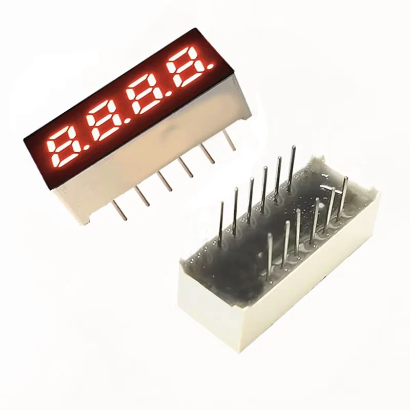 LED Display Module 4 Bits 0.2 Inch Clock Red Anode Digital Tube DIY For Arduino Clock Kit Digital Tube Display Date Temperature