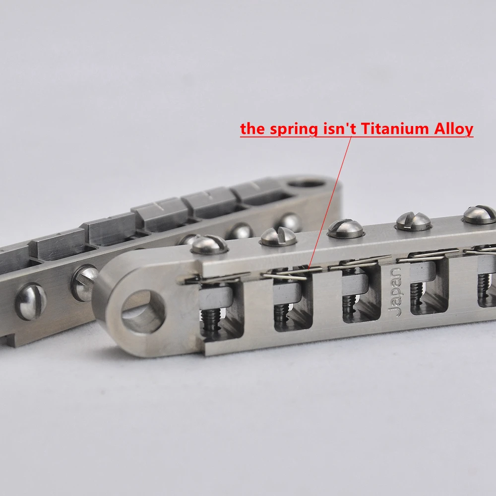 Titanium Alloy Tune-O-Matic Roller Saddle Bridge For LP SG