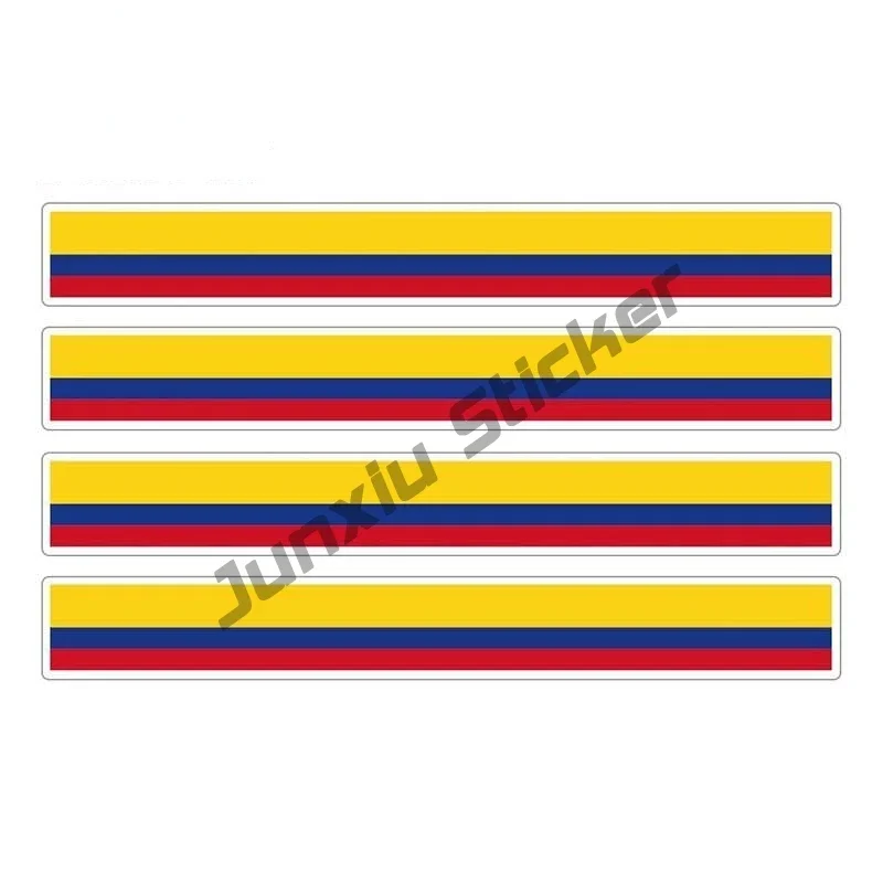 Olombia Flag Removable Car Sticker Waterproof Decal ColombiaFootball Sticker FA Graphix Colombian Flag Football Accessories