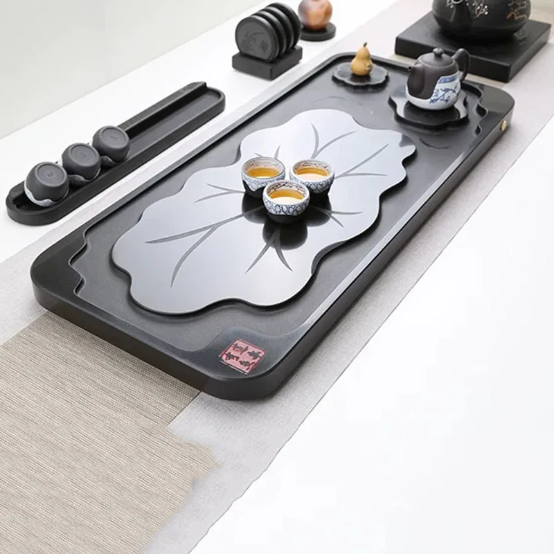 

Ceremony Accessories Tea Tray Luxury Serving Decorative Ceramic Marble Tea Tray Rectangle Hospitality Bandejas Home Products