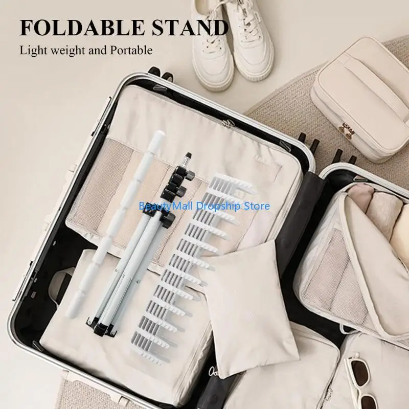 40JD 144 Pegs Braiding Hair Rack Standing,Hair Extension Holder Hanger,Hair Divider Rack for Braiding Hair Separator Stand