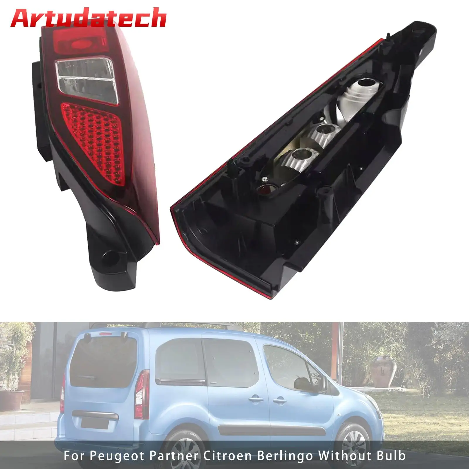 

Artudatech левый + правый задний фонарь в сборе для Peugeot Partner Citroen Berlingo