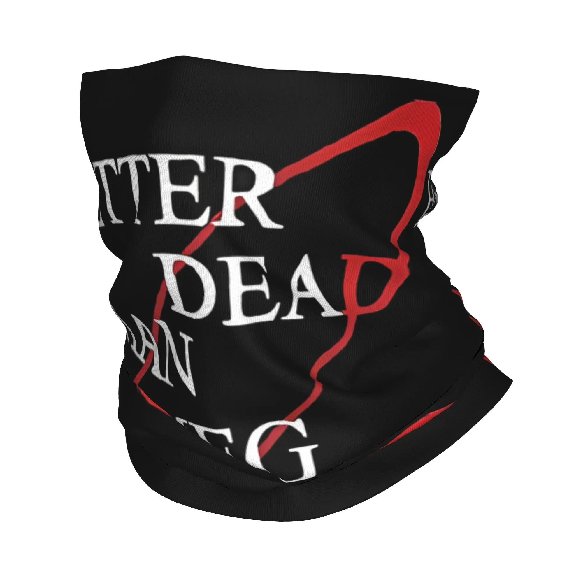

Better Dead Than Smeg Bandana Cover Club Red Dwarf Wrap Scarf Multi-use Adult Winter Neckerchief
