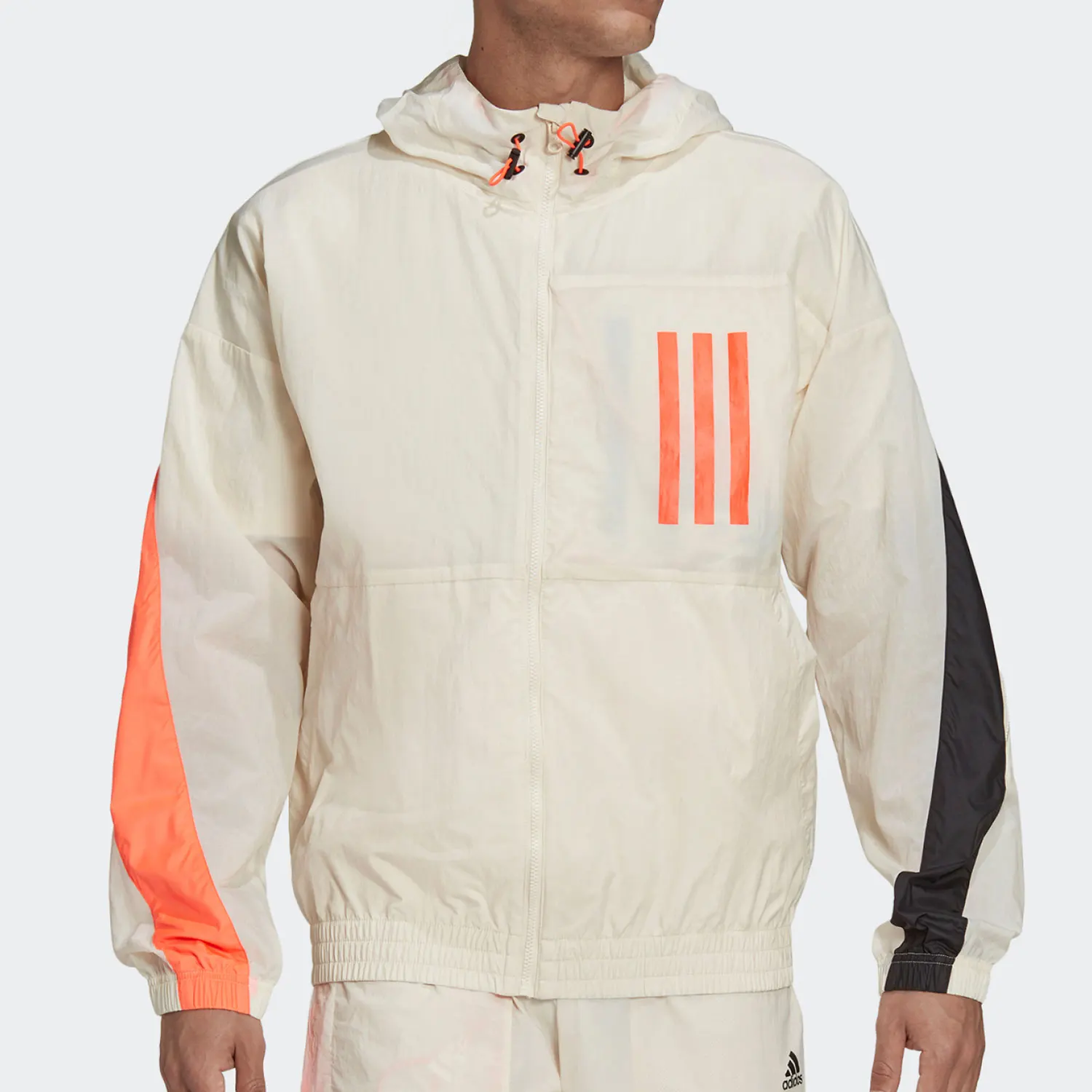 

Adidas настоящая сезонная мужская повседневная модная спортивная куртка с капюшоном H39836