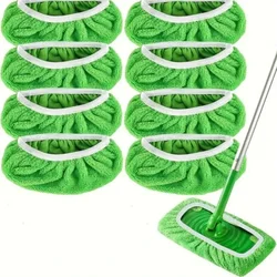 1/2/4/8PCS Household Mop Replaceable Cloth Cover Multifunctional Washable Reusable Flat Mop Coth Cover
