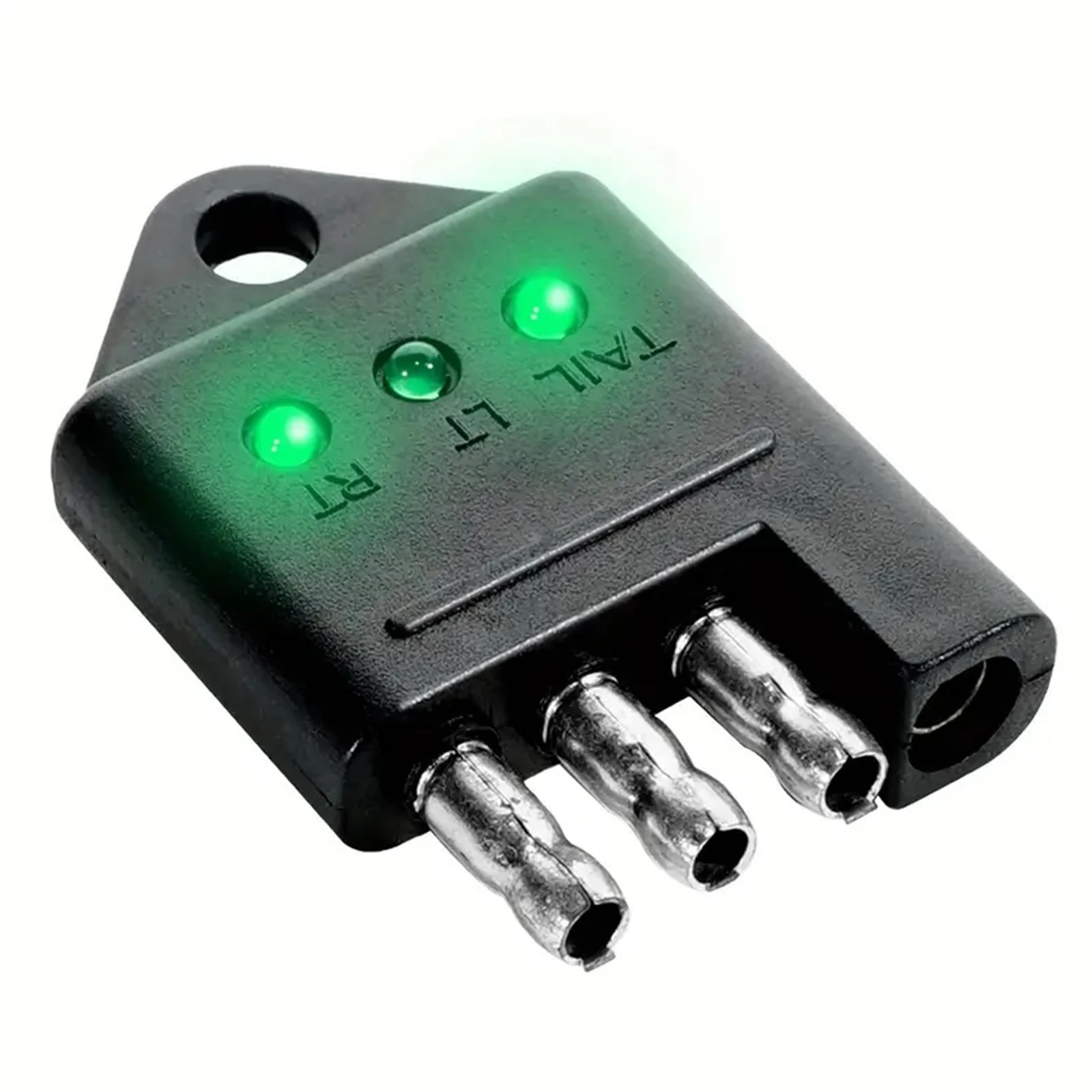 

Trailer Light Wire Circuit Tester 4 Pin Trailer Tester Connector Circuit Functions Brake Signal Trailer Plug Tester BHL2008-FRO