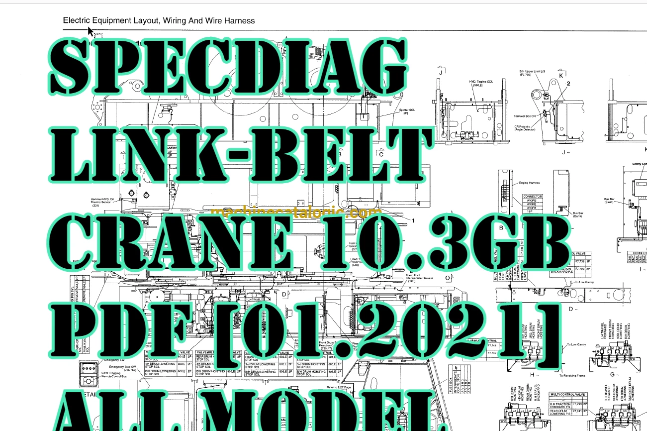 

SpecDiag Link-Belt Crane 10,3 ГБ PDF [01.2021] Схема всех моделей Полный DVD