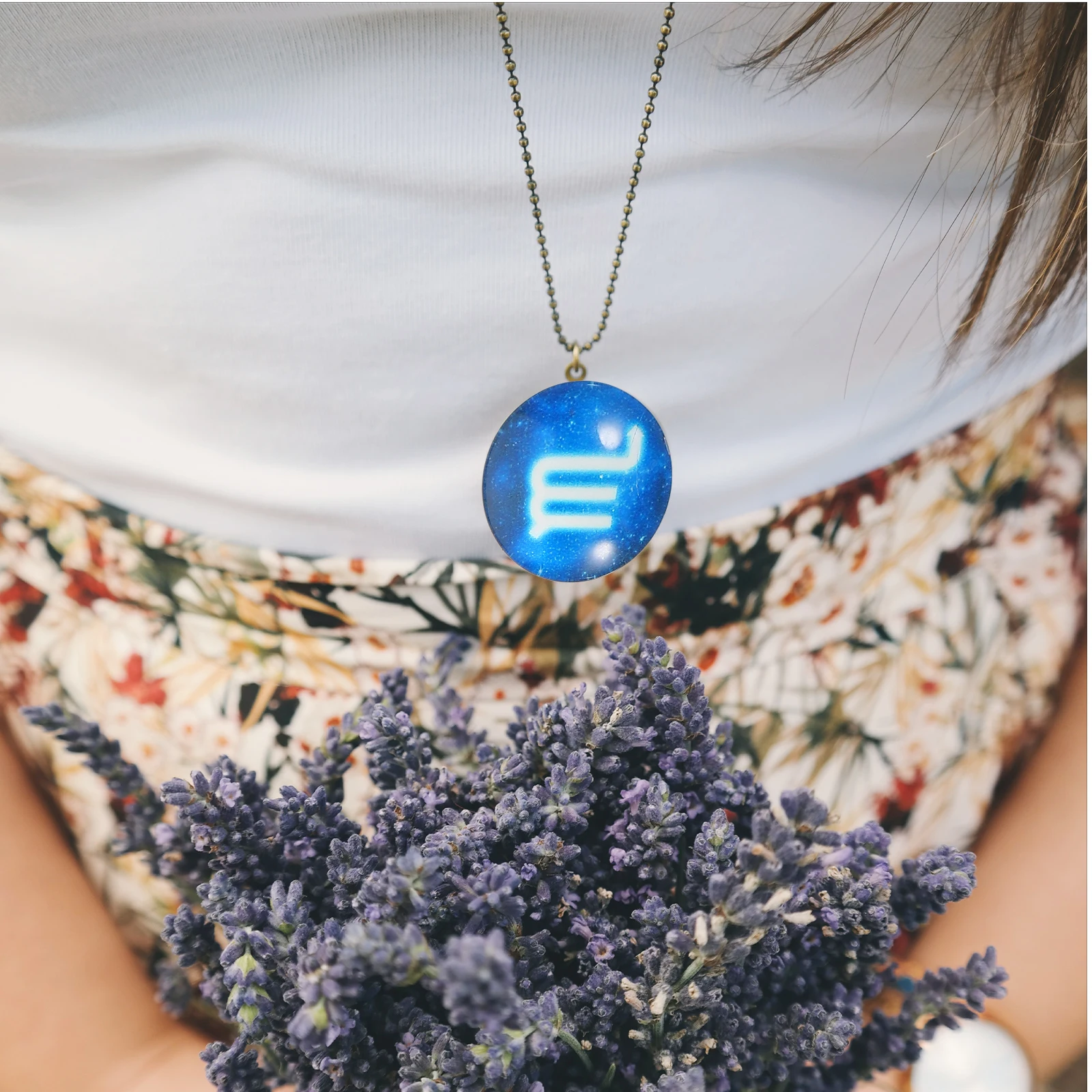 

20Pcs 12-Constellation Glass Dome Tiles Flat Back for Jewelry Making and Craft Decor Pattern Cabochons Pattern Glass Cabochons