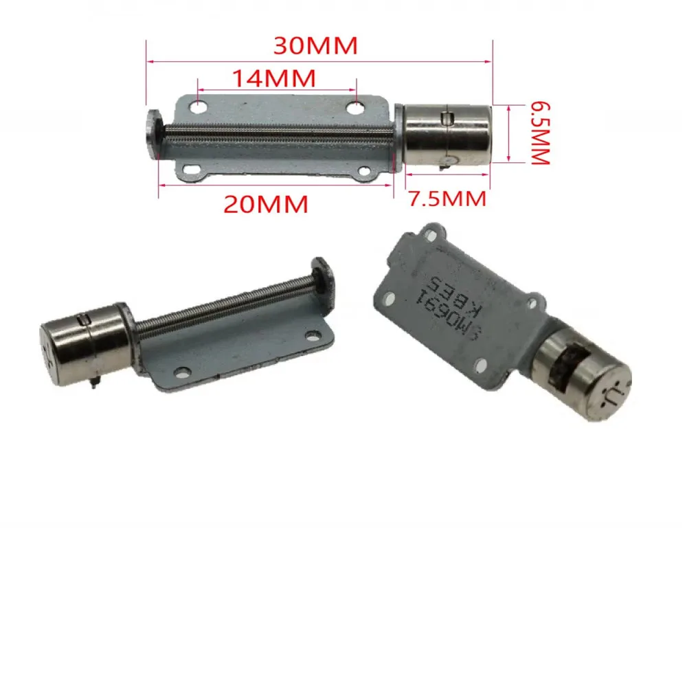 

5PCS BJ01 Mini Screw Stepper Motor Two-phase Four-wire 6.5mm Screw Stepper Motor