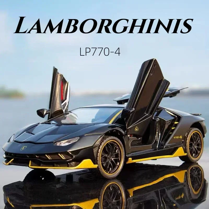 

1:32 Lamborghinis LP770-4 Alloy Super Sport Car Model Diecast & Toy Metal Vehicle Simulation Car Model Collection Kids Gifts