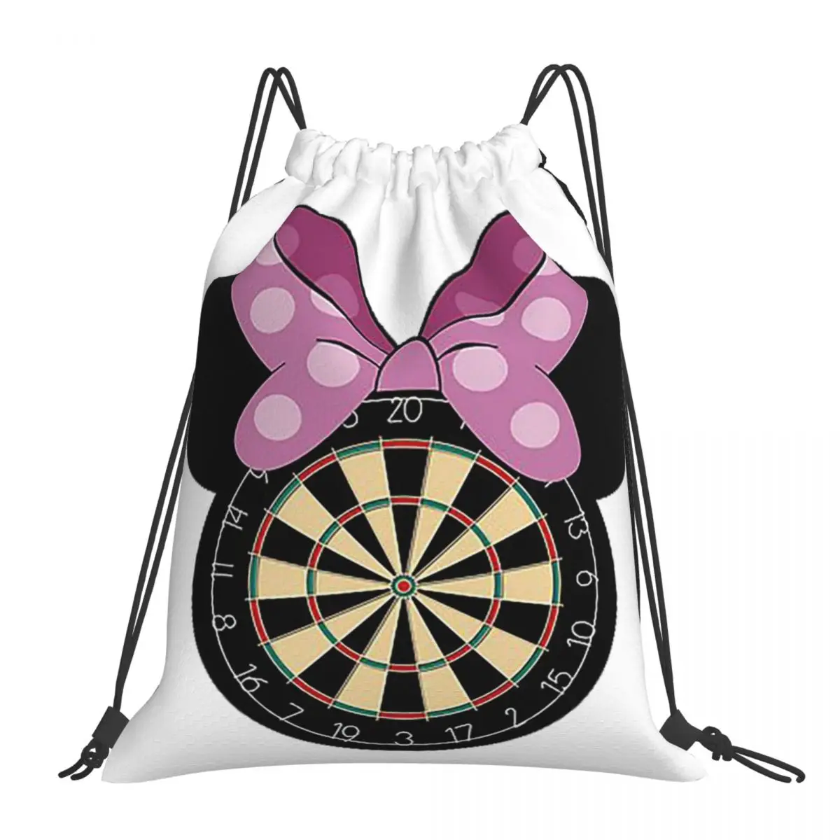 DbMf Backpacks Casual Portable Drawstring Bundle Pocket Sundries Bag Book Bags For Travel School